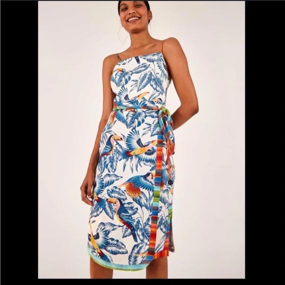 Farm Rio Tropical Print Dress